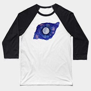 The moon. Moon in galaxy. Baseball T-Shirt